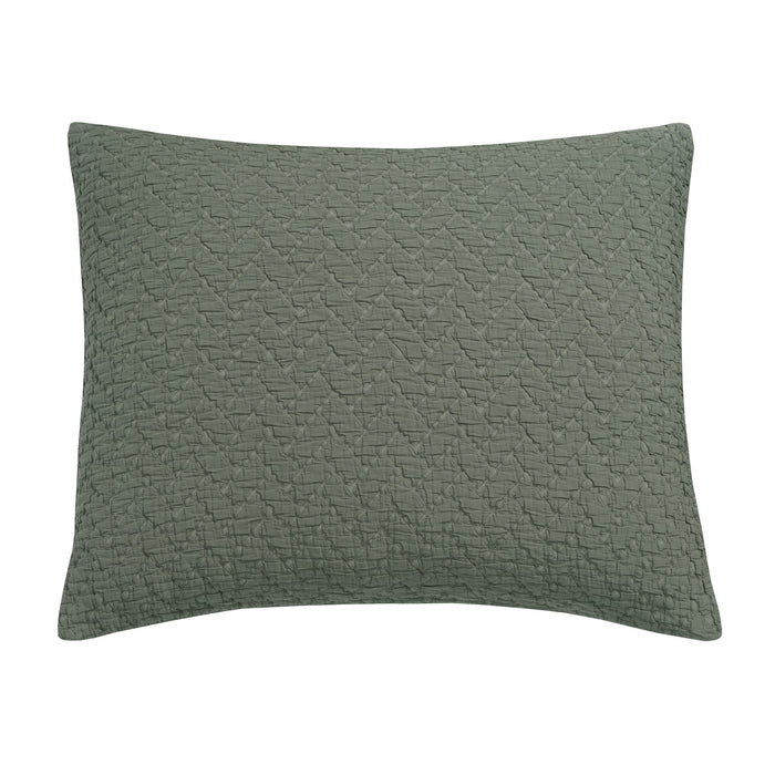 Pure 10 Kussensloop Sage Green | Groen | Katoen