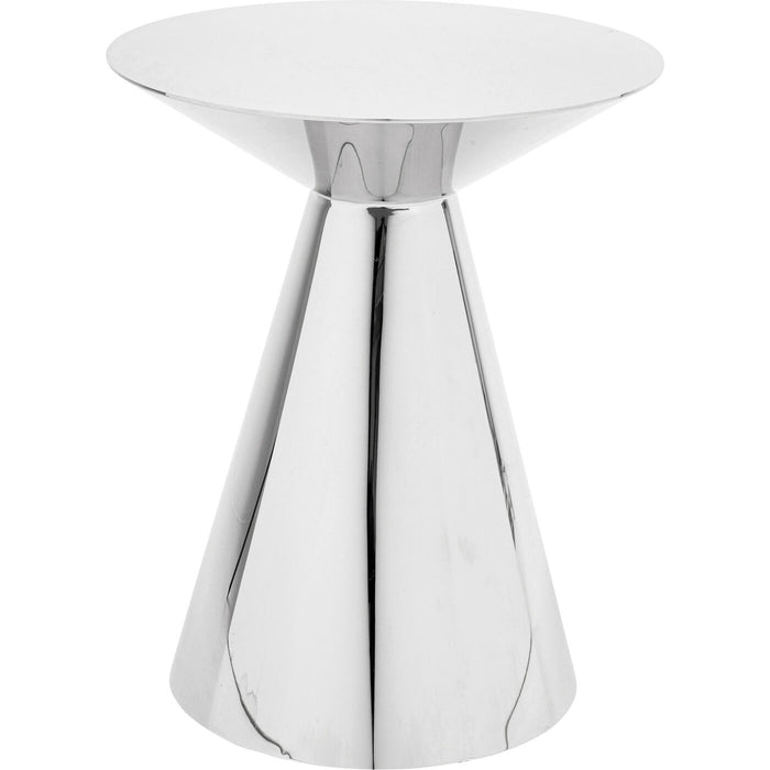 Bijzettafel Mambo Ø45cm chroom Kare Design