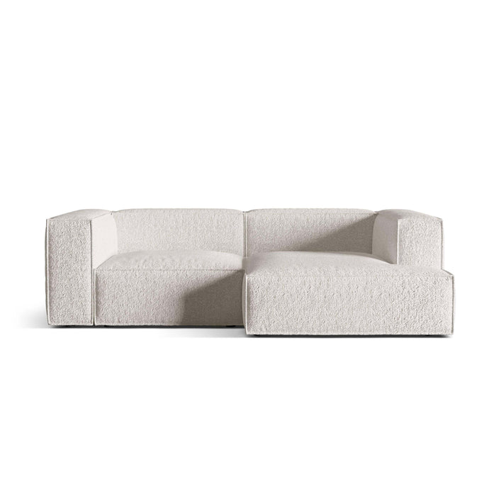 Micadoni Hoekbank Nuria 3-zits rechts bouclé