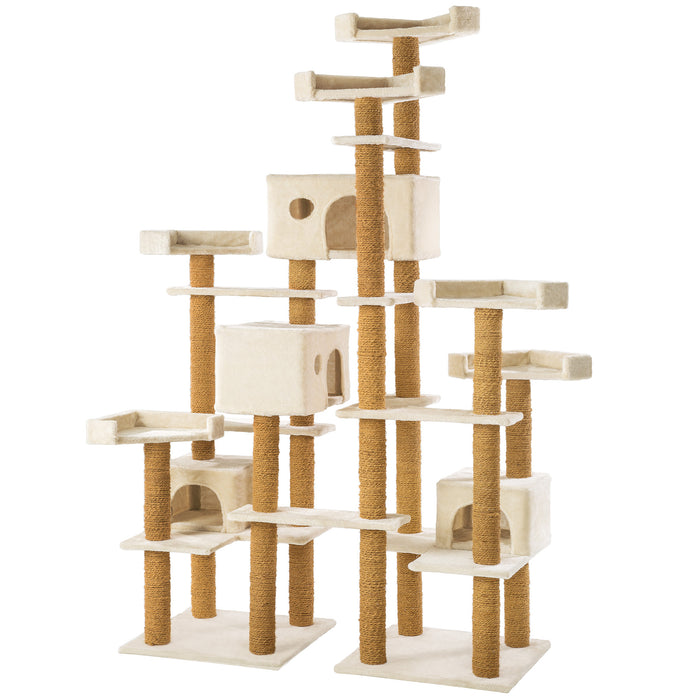 tectake® Krabpaal Mieze - Beige