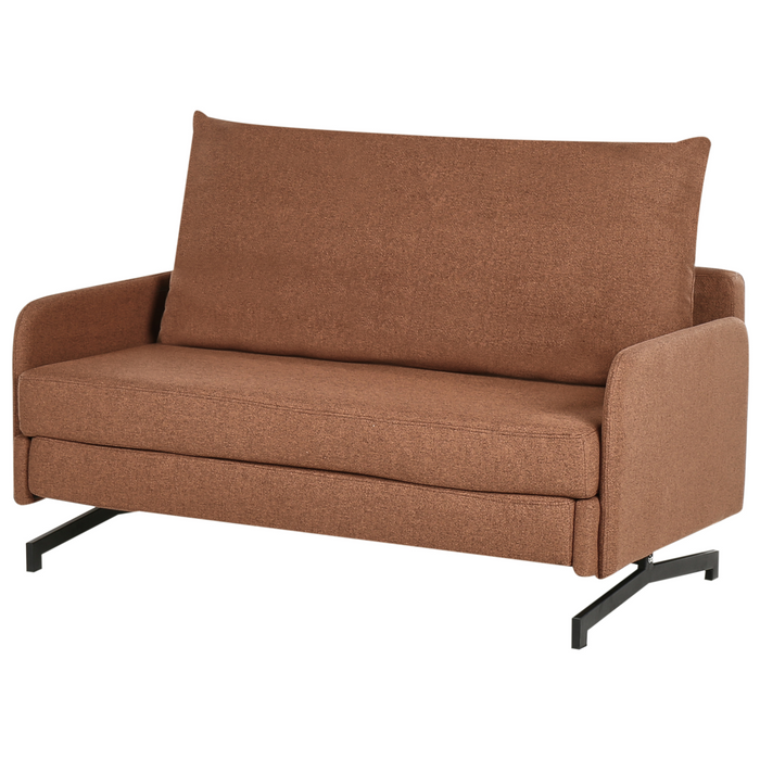 Beliani - BELFAST - Slaapbank - Rood - Polyester