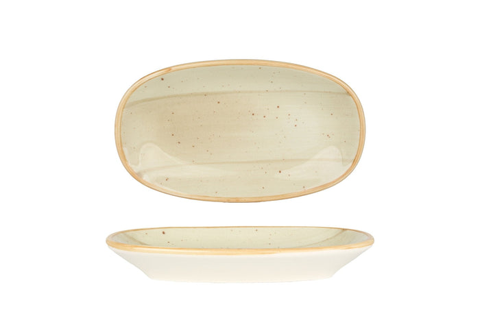 Bonna Serveerschaal - Aura Terrain - Porselein - 15x8.5 cm - set van 2