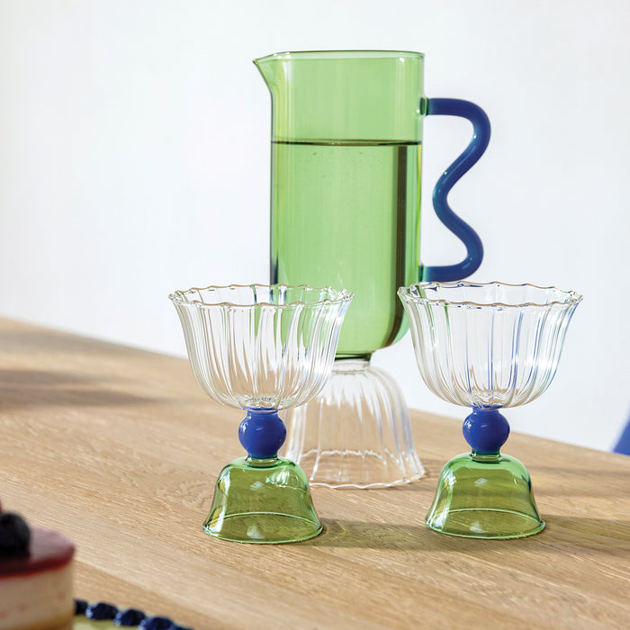 &k amsterdam Tulip Karaf 0,7 L - Groen