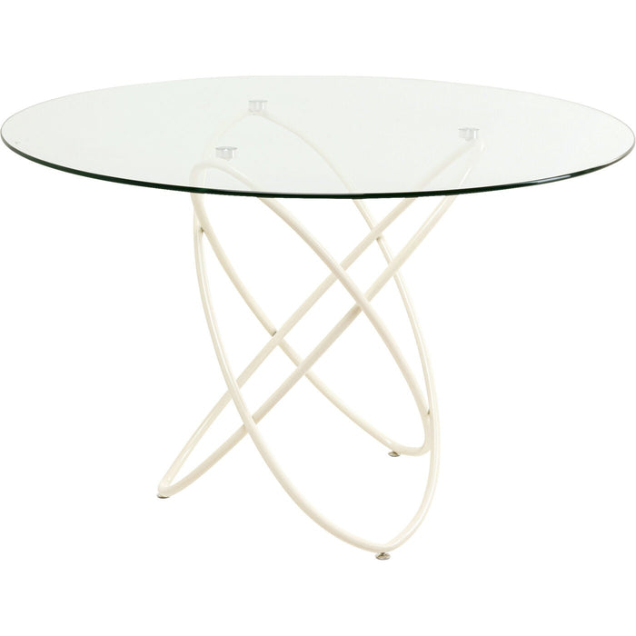 Eettafel Molekular Ø120cm beige Kare Design