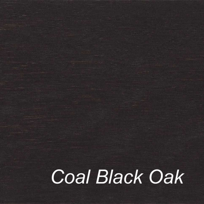 Crossings salontafel 80x80 met lectuurbak Coal Black Oak