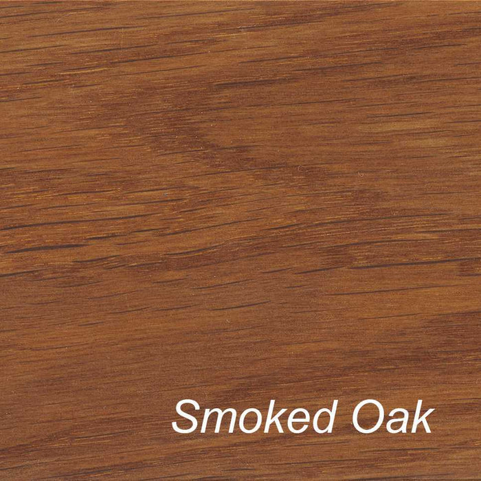 Crossings salontafel 80x80 met lectuurbak Smoked Oak