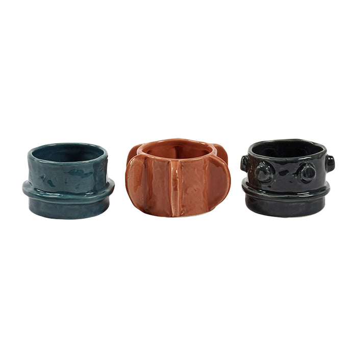 SERAX - Marie Michielssen - Glazed Molly Waxinelichthouder - Set van 3