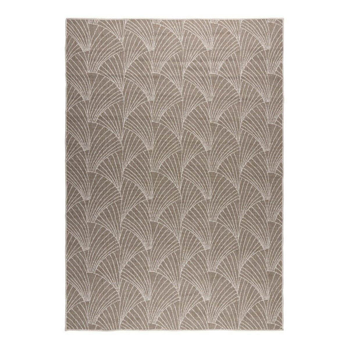 Interieur05 Buitenkleed Deco bruin|grijs dubbelzijdig - 160 x 230 cm