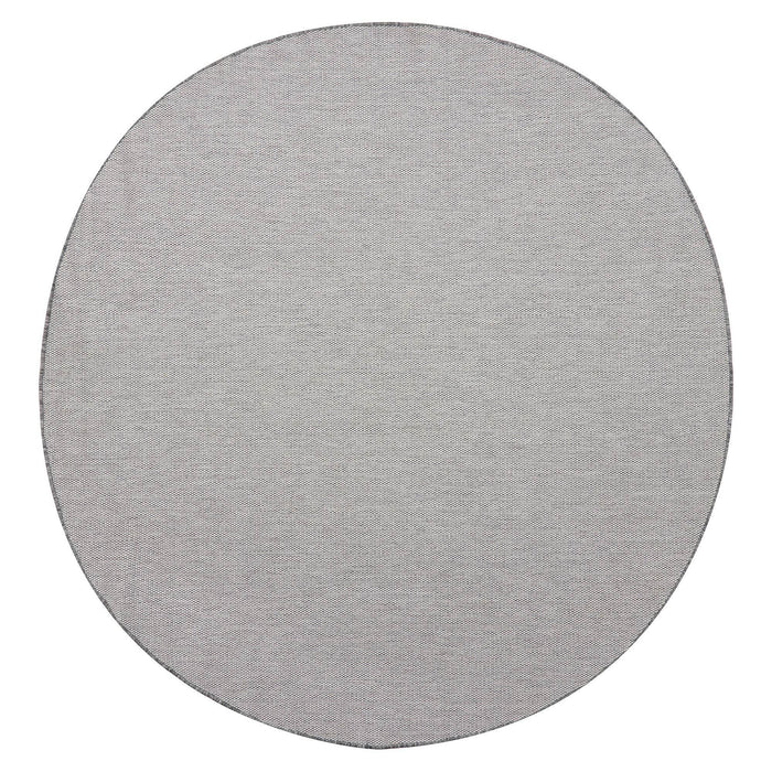 Rond Buitenkleed Mono - Grijs|Wit - Dubbelzijdig - EVA Interior