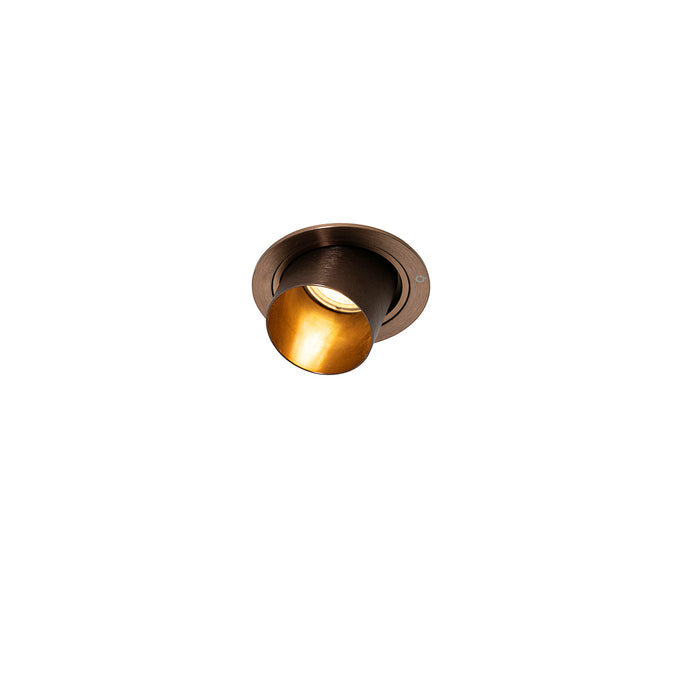 QAZQA Smart inbouwspot donkerbrons rond kantelbaar incl. Wifi GU10