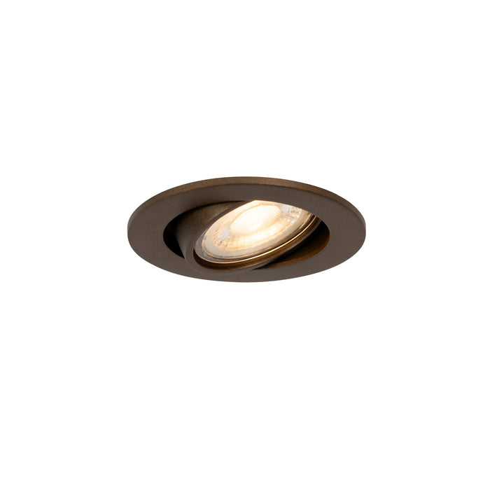 QAZQA Smart inbouwspot donkerbrons kantelbaar incl. Wifi GU10 50mm -