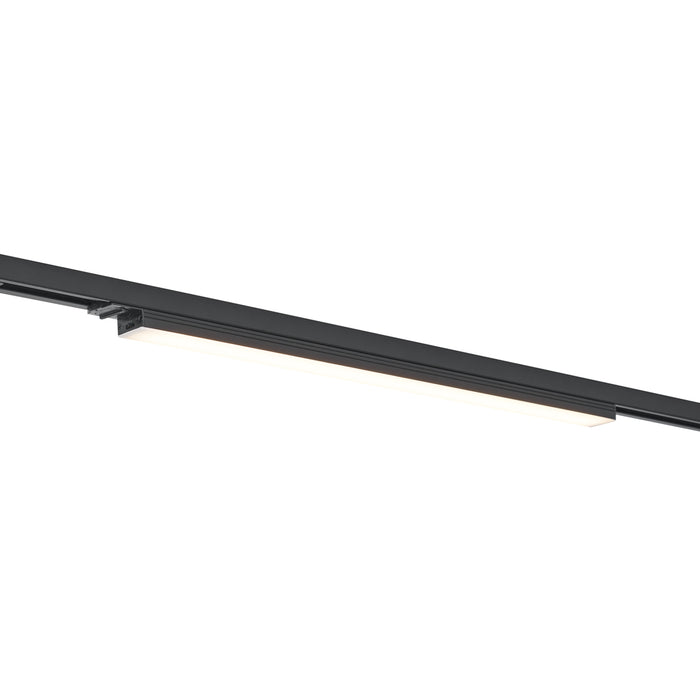 QAZQA Moderne plafondlamp zwart voor railsysteem 1-fase 15W 1180 lm