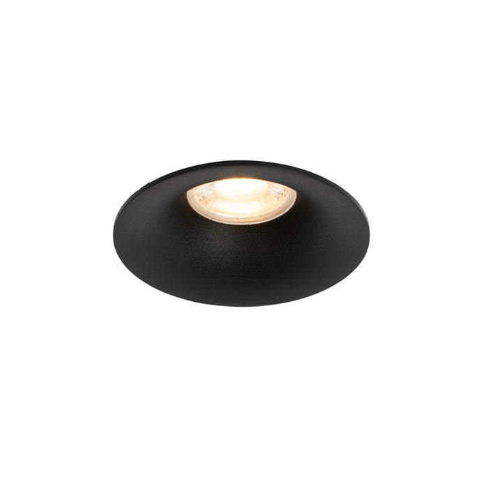 QAZQA Smart inbouwspot zwart incl. Wifi GU10 50mm - Gijs