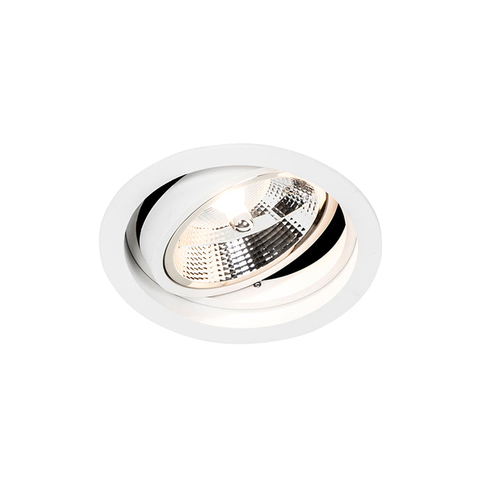 QAZQA Smart ronde inbouwspot wit verstelbaar incl. Wifi GU10 111m -