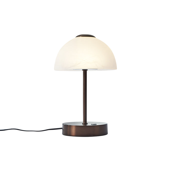 QAZQA Design tafellamp donkerbrons incl. LED dimbaar - Joya