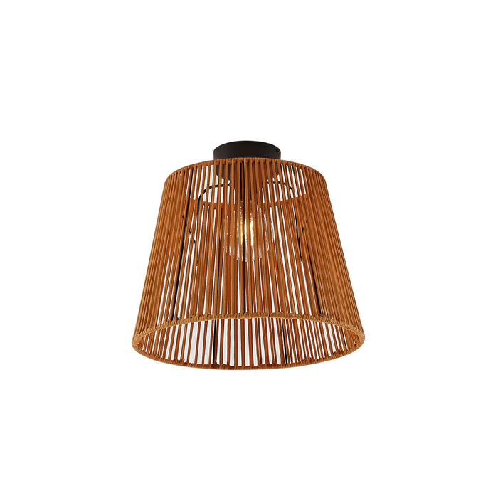 QAZQA Japandi buiten plafondlamp met oranje touw IP54 - Jayla