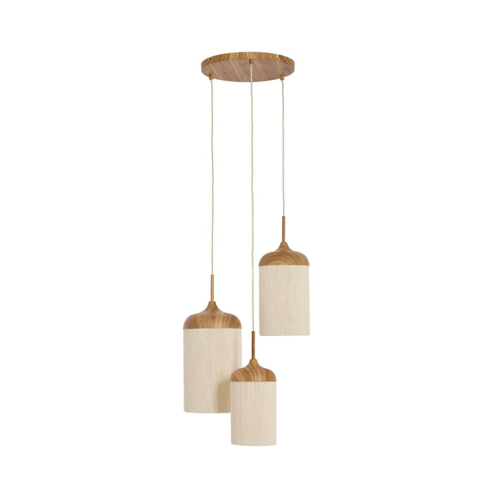 Light & Living Hanglamp Danialo - Bruin - Ø35x32cm