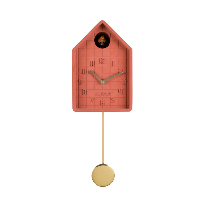 Zuiver Lori Koekkoeksklok| Wandklok Modern Oranje
