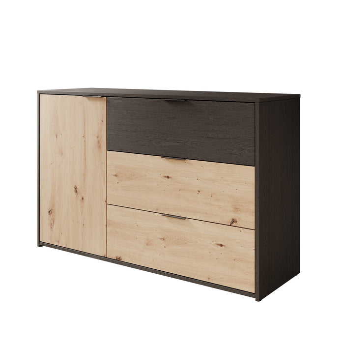 Meubella - Ladekast Augustus - Eiken - 125 cm