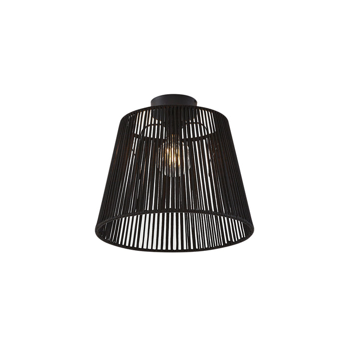 QAZQA Japandi buiten plafondlamp met zwart touw IP54 - Jayla