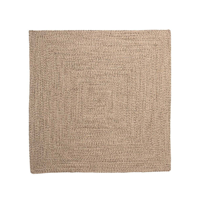 Boho&me Vloerkleed katoen vierkant - Joy beige|wit - 300x300 cm