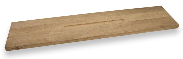 Badplank eiken klei recht 90 x 20 cm - 25 mm