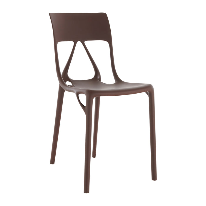 Kartell A.I. Lite Eetkamerstoel - Mokka