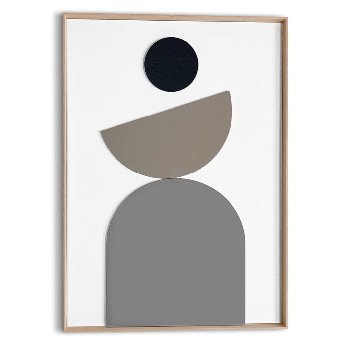 Reinders - Abstract Balance - Schilderij 3D Art 50x70 cm - Beige