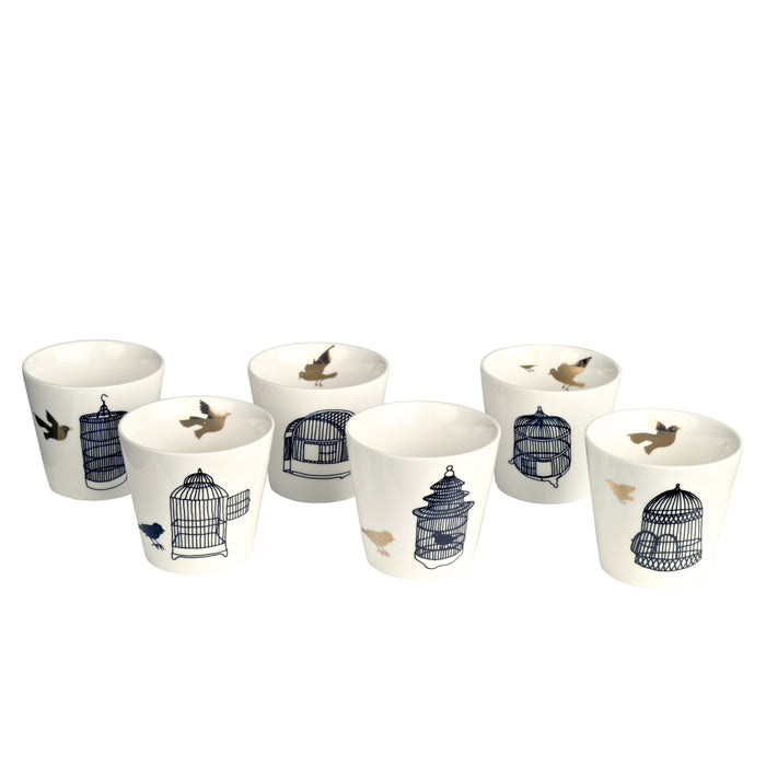 POLSPOTTEN Freedom Bird Bekers set van 6