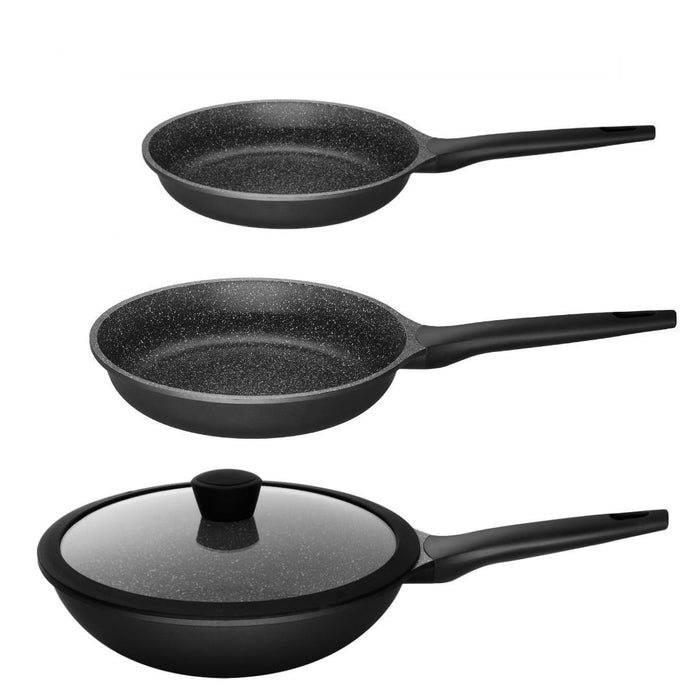 Sola Fair Cooking Koekenpan Ø 24+28 en Wokpan Ø 28 cm