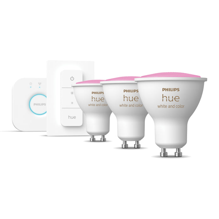 Philips Hue White & Color Ambiance Lichtbron - GU10 - Starterkit