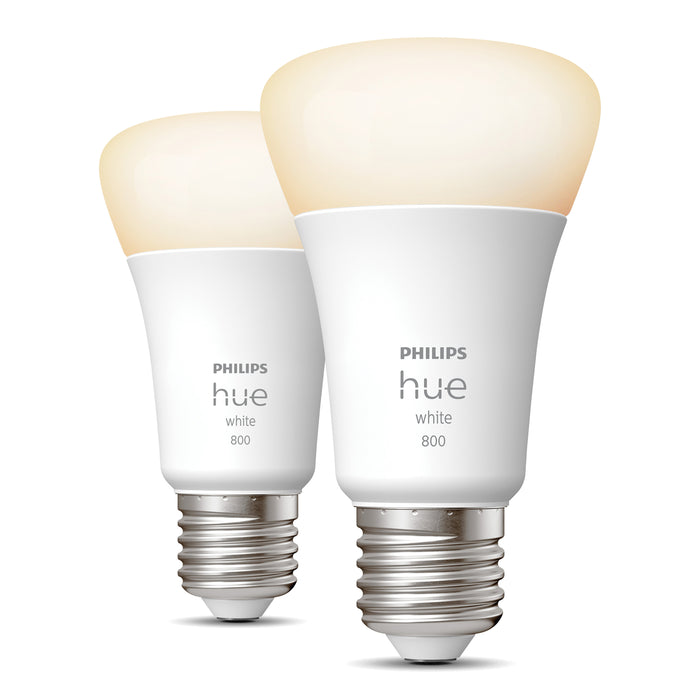 Philips Hue White Lichtbron - E27 - 2-pack