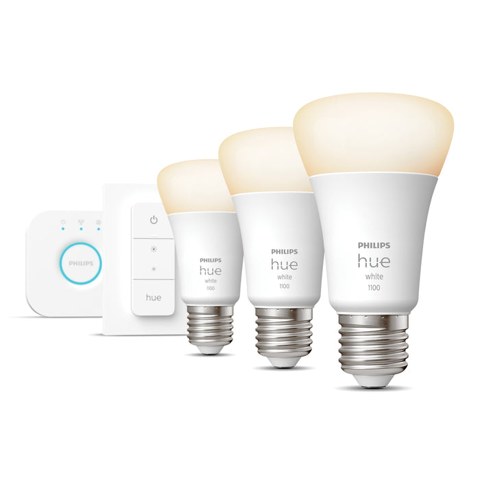 Philips Hue White Lichtbron - E27 - 3-pack