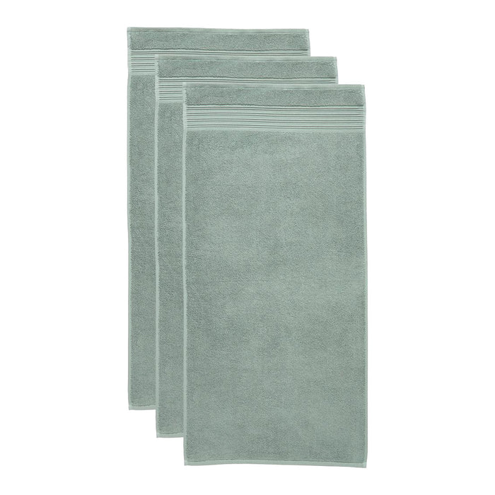 Beddinghouse Sheer Handdoek 50 x 100 cm - Groen - Set van 3