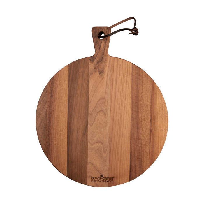 Bowls and Dishes Pure Walnut Wood Serveerplank Ø 30 cm