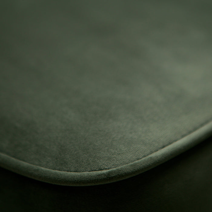 WOOOD Vogue Barkruk H 89 cm - Fluweel - Onyx