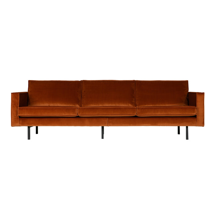 WOOOD Rodeo 3-zitsbank - Velvet - Roest