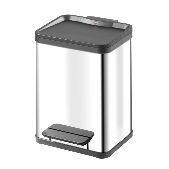 Hailo Öko Duo RVS Pedaalemmer 18 Liter (2x9 L)