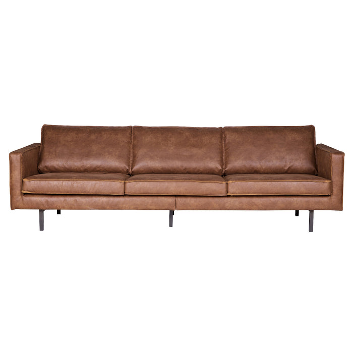WOOOD Rodeo 3-zitsbank - Eco-leder - Cognac