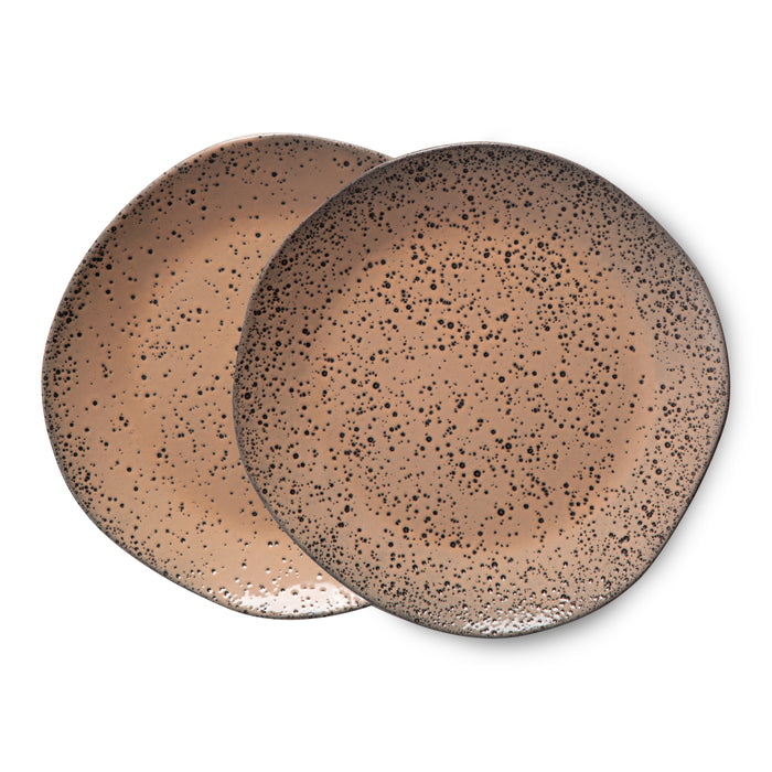 HKliving Gradient Ceramics Dessertbord Ø 16 cm - Set van 2