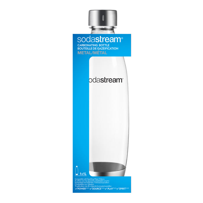 SodaStream Fuse Fles Single Metal 1 L