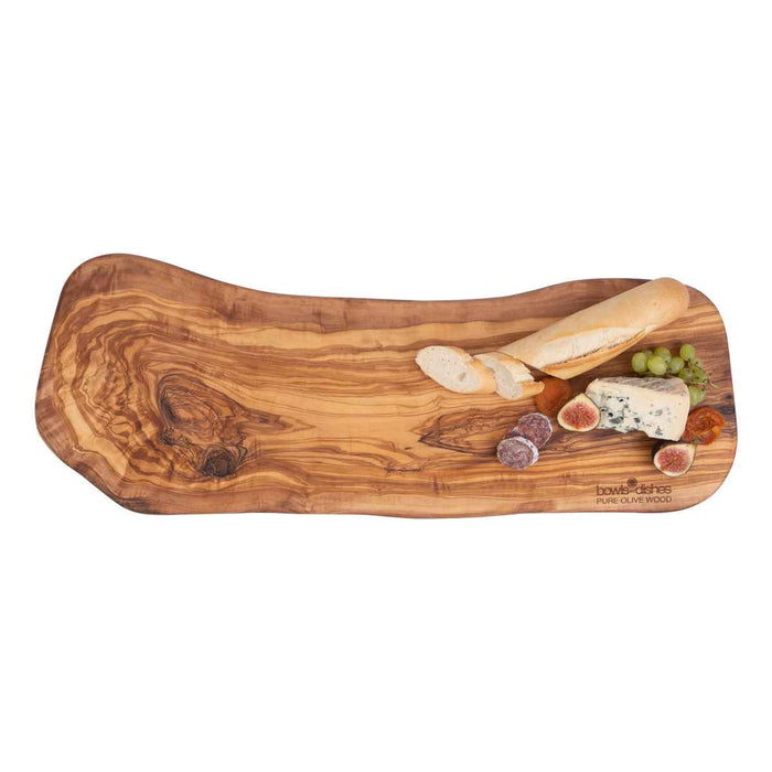 Bowls and Dishes Pure Olive Wood Tapasplank 60 x 70 cm
