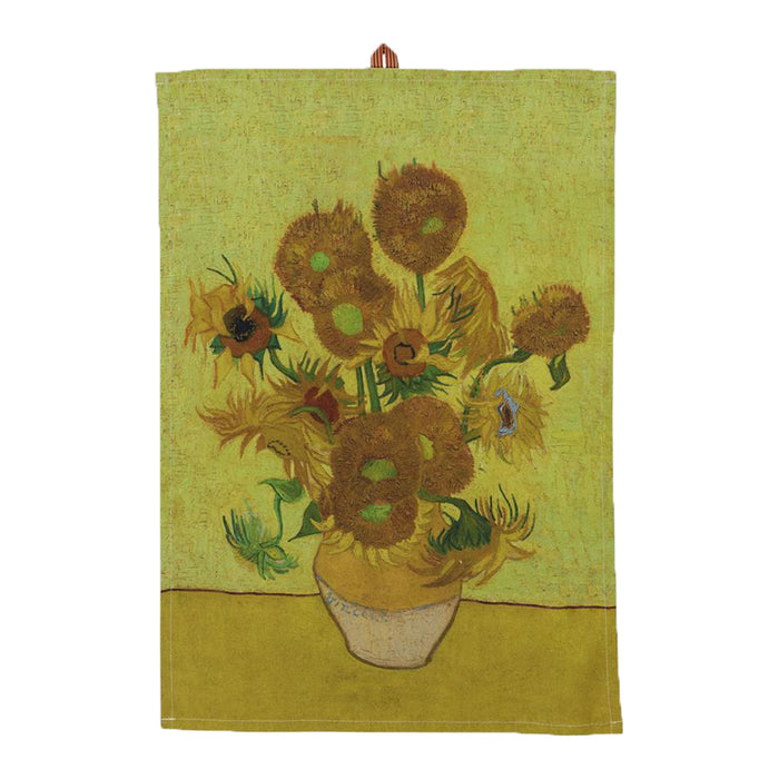 Beddinghouse x Van Gogh Museum Sunflower Theedoek 50 x 70 cm - Geel