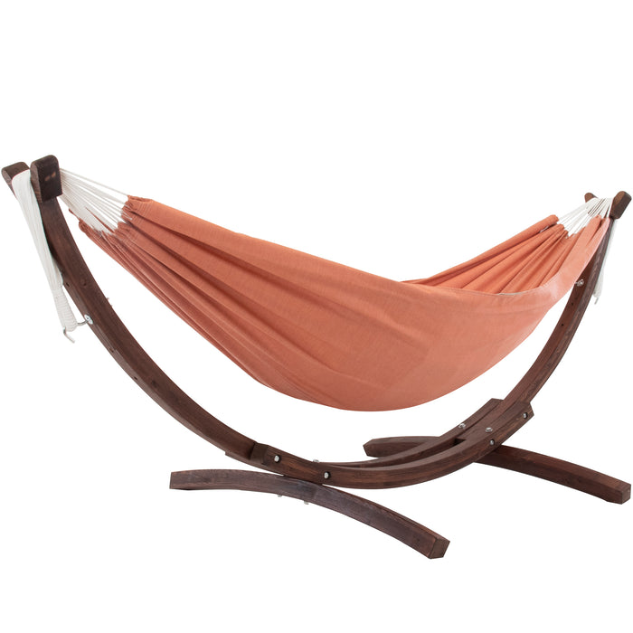 Vivere Double Sunbrella Hangmat met Standaard