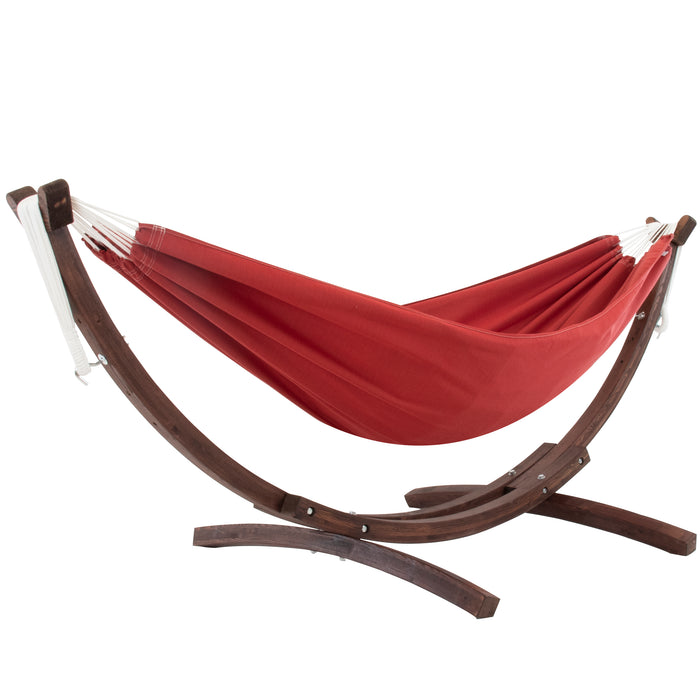 Vivere Double Sunbrella Hangmat met Standaard