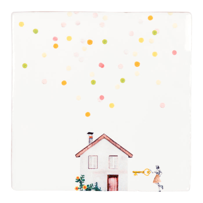 StoryTiles Got The Key Wandtegel 13 x 13 cm