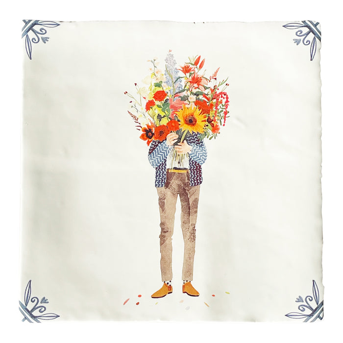 StoryTiles All You Need IsÖ Flowers Wandtegel 10 x 10 cm