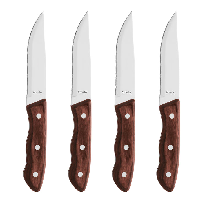 Amefa Hercule Steakmessenset 4-delig - Bruin