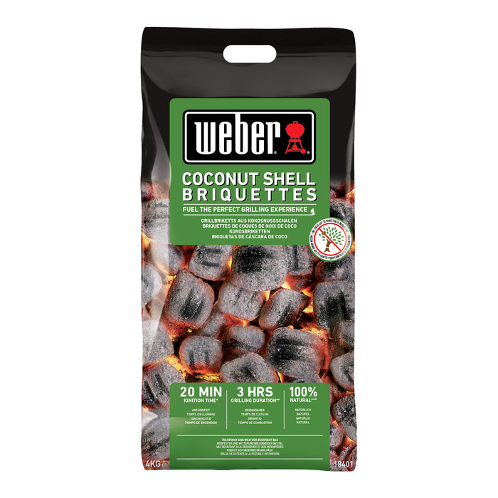 Weber Kokosnoot Briketten - 4 kg