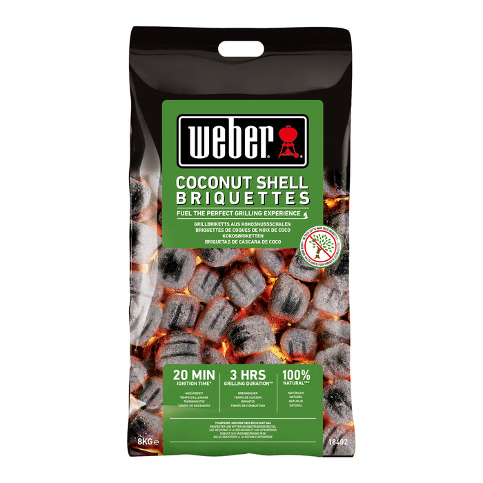 Weber Kokosnoot Briketten - 8 kg